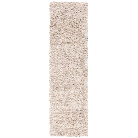 Safavieh 2 x 7 ft. August Shag 200 Power Loomed Runner Area Rug, Beige AUG200D-27